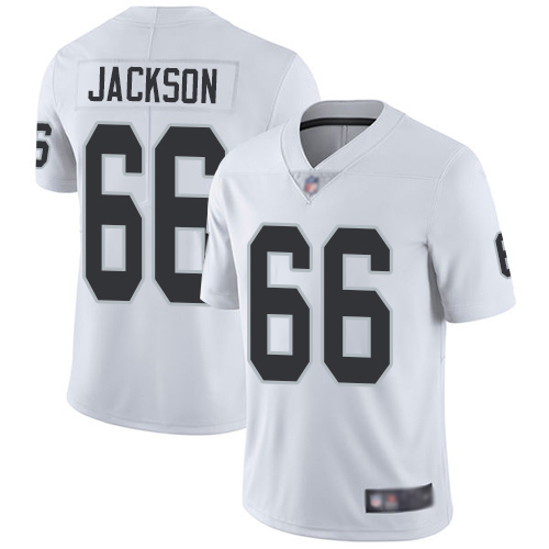 Men Oakland Raiders Limited White Gabe Jackson Road Jersey NFL Football 66 Vapor Untouchable Jersey
